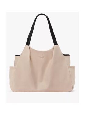 kate spade Large Blush Tote with Black Handles